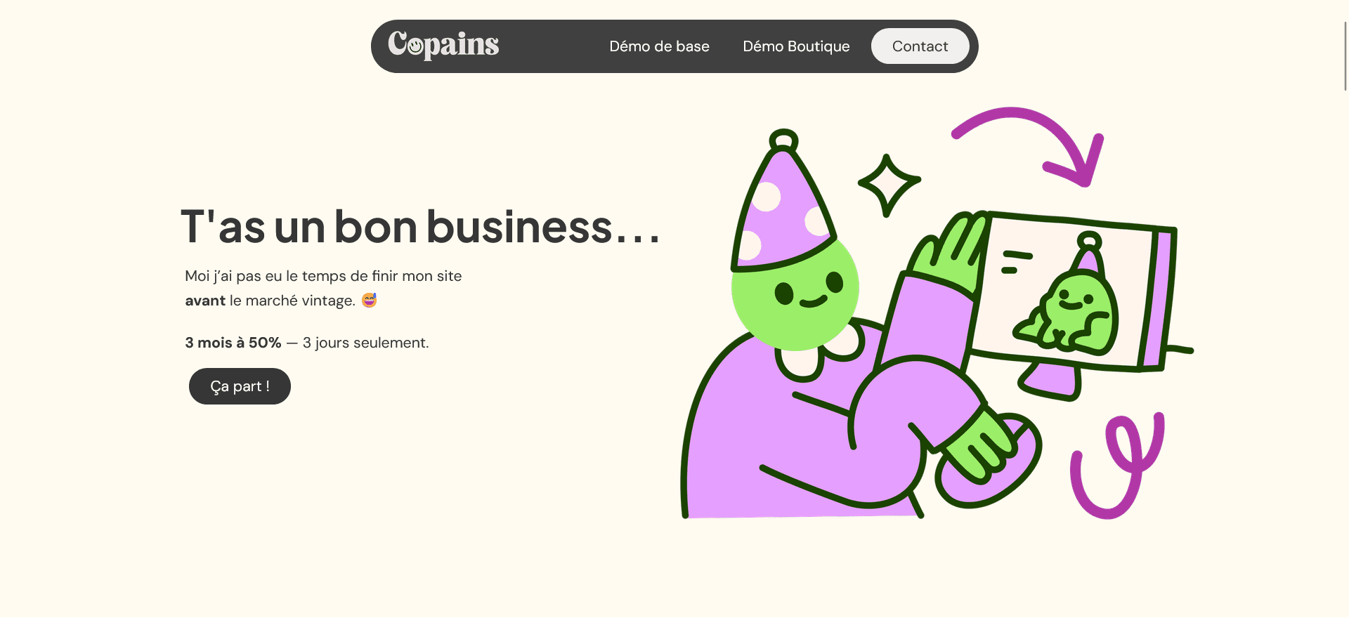 Copains : des sites web pour les artisans québécois